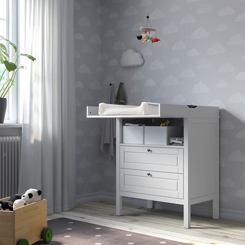 IKEA - SUNDVIK, changing table, grey