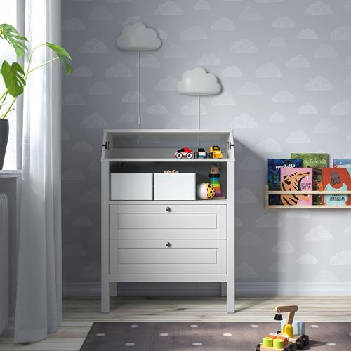 IKEA - SUNDVIK, changing table, grey