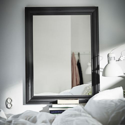 IKEA - TOFTBYN, wall mirror, black, 65x85 cm