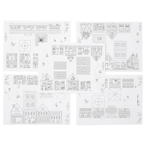 IKEA - MALA, cardboard painting template, white