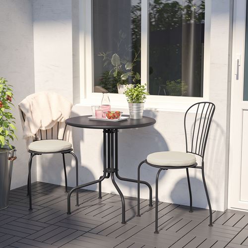 IKEA - LACKÖ, table and chair set, grey