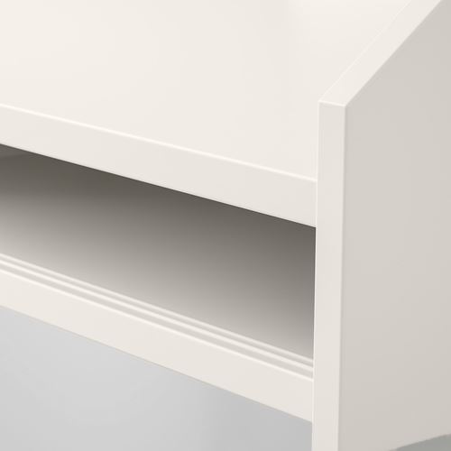 IKEA - HAUGA, desk, white, 100x84 cm