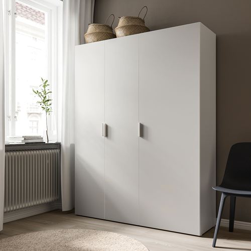 IKEA - SKATVAL, wardrobe door, light grey, 40x180 cm