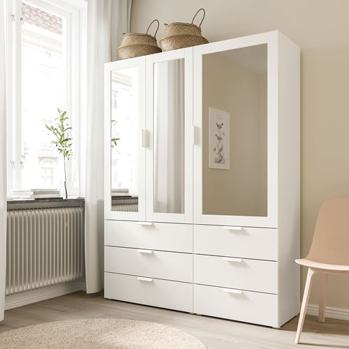 IKEA - RIDABU, gardırop kapağı, beyaz, 40x120 cm