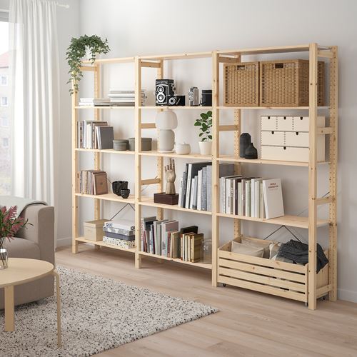 IKEA - IVAR, shelving unit, pine, 89x30x179 cm