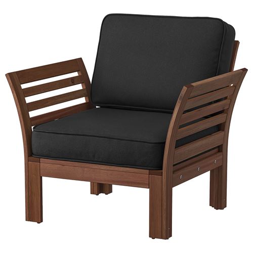 IKEA - APPLARÖ, garden armchair, brown