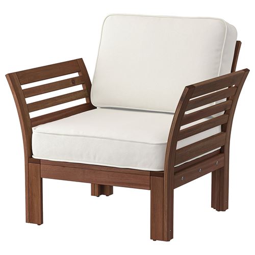 IKEA - APPLARÖ, garden armchair, brown