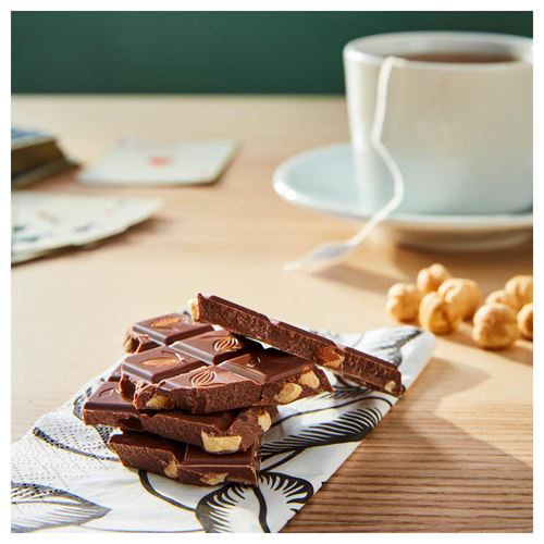 IKEA - CHOKLAD NÖT, milk chocolate with nuts, 100 gr