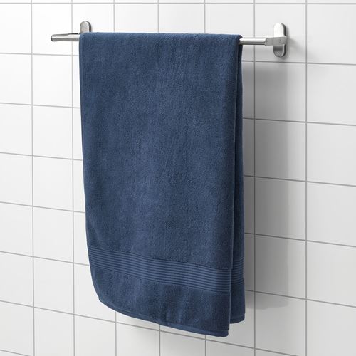 IKEA - FREDRIKSJÖN, bath sheet, dark blue, 100x150 cm