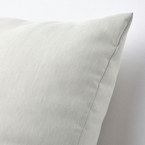 IKEA - KARLEKSGRAS, lace pillow, light green, 40x40 cm