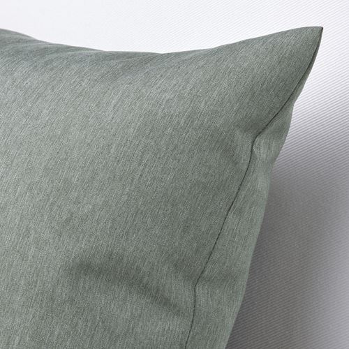 IKEA - KARLEKSGRAS, lace pillow, green, 40x40 cm