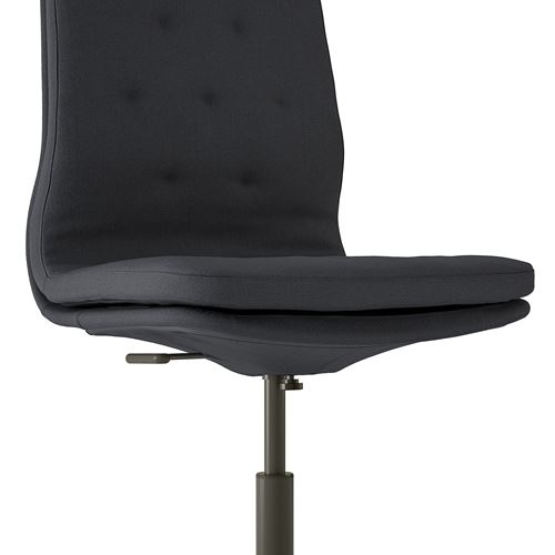 IKEA - MULLFJALLET, office chair, naggen dark grey