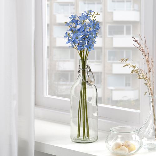 IKEA - SMYCKA, yapay buket, mavi, 43 cm