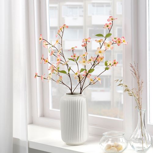 IKEA - SMYCKA, artificial flower, pink, 56 cm