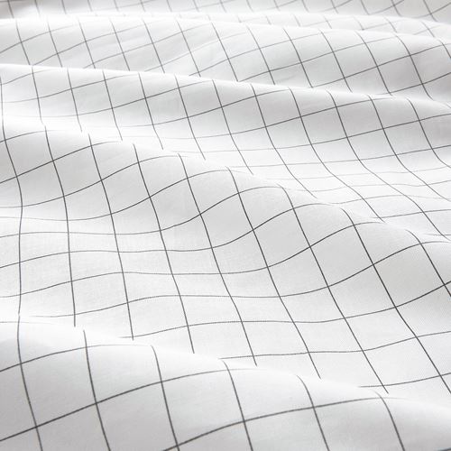 IKEA - VANKRETS, kids' bedding set, white/yellow, 150x200/50x60 cm