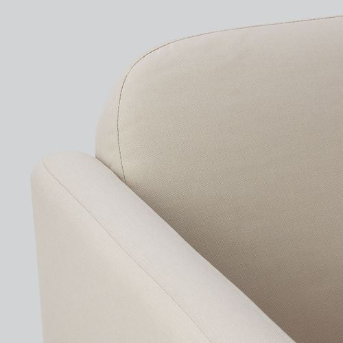 IKEA - LINANAS, 3-seat sofa, vissle beige