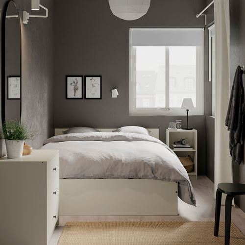 IKEA - GURSKEN/LURÖY, bedroom furniture combination, light beige