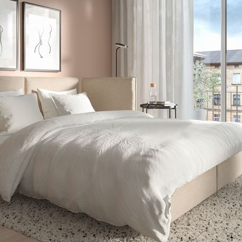IKEA - VALLENTUNA, 2-seat sofa-bed, hillared beige