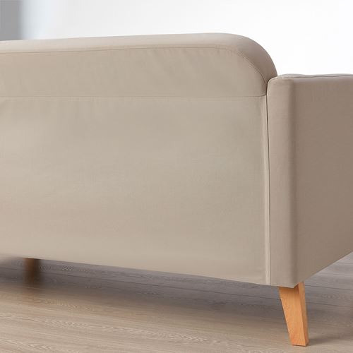 IKEA - LINANAS, 2-seat sofa and chaise longue, vissle beige