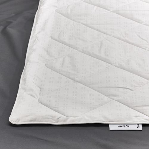 IKEA - MJUKDAN, single duvet, white, warm