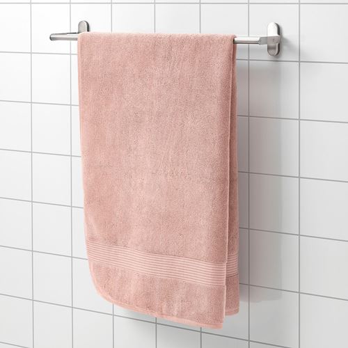 IKEA - FREDRIKSJÖN, bath sheet, light pink, 100x150 cm