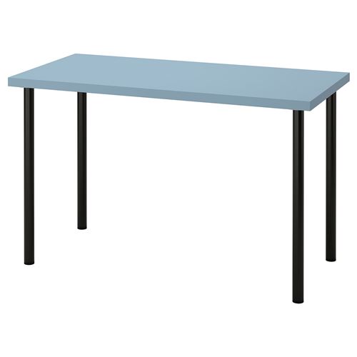IKEA - LAGKAPTEN/ADILS, desk, blue/black, 120x60 cm