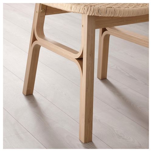 IKEA - VOXLÖV, dining set, bamboo, 4 chairs