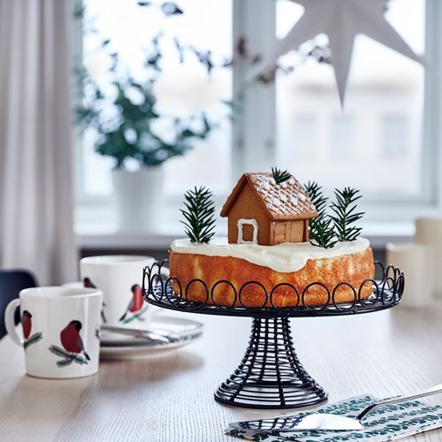 IKEA - VINTER, servis standı, siyah, 25 cm
