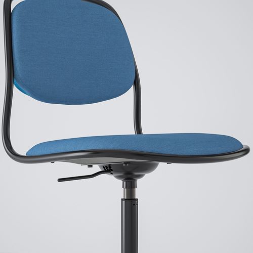 IKEA - ÖRFJALL, office chair, black/vissle blue