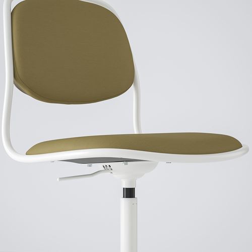IKEA - ÖRFJALL, office chair, white/vissle green