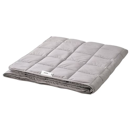 IKEA - ODONVIDE, weighted blanket, dark grey, 150x200 cm 8 kg