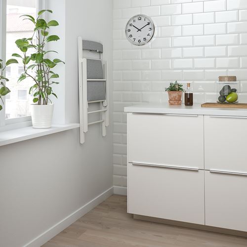 IKEA - TERJE, katlanır sandalye, beyaz-koyu gri