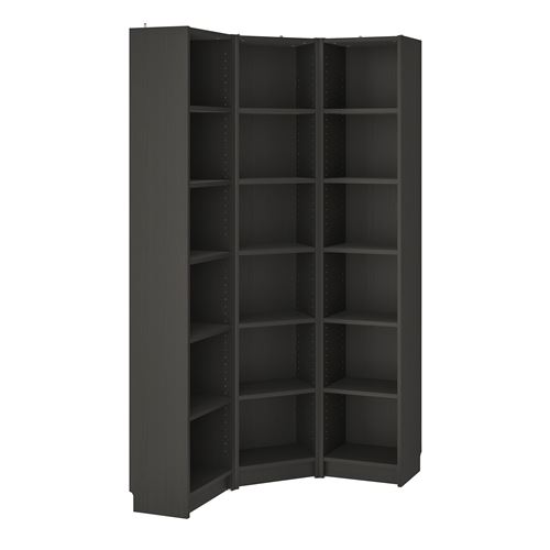 corner bookcase