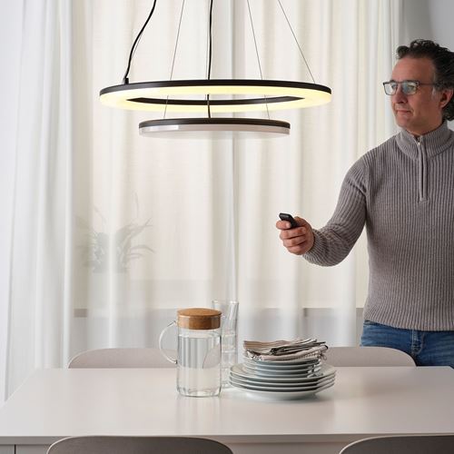 IKEA - NORAFORS, LED sarkıt lamba, beyaz