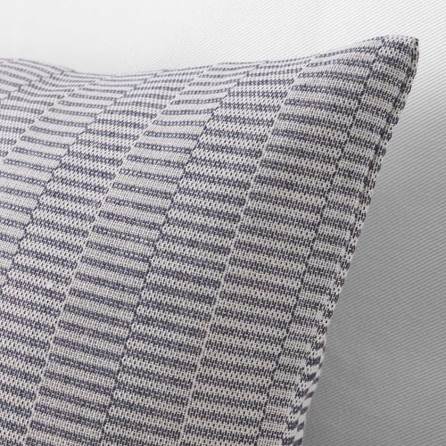 IKEA - PLOMMONROS, lace pillow cover, dark blue-white, 50x50 cm