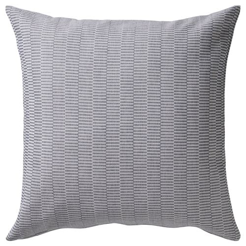 IKEA - PLOMMONROS, lace pillow cover, dark blue-white, 50x50 cm