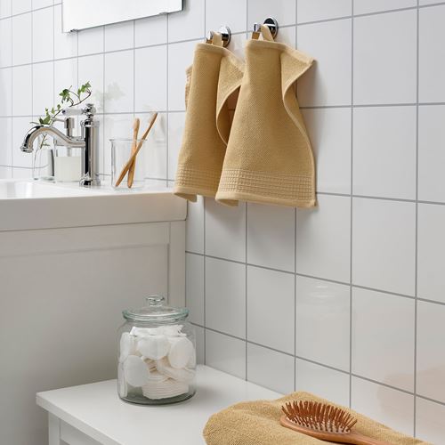 IKEA - VINARN, hand towel, light yellow, 30x30 cm