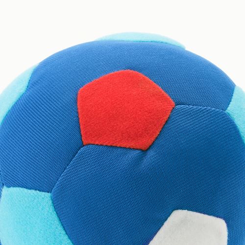 IKEA - SPARKA, soft toy ball, blue/red