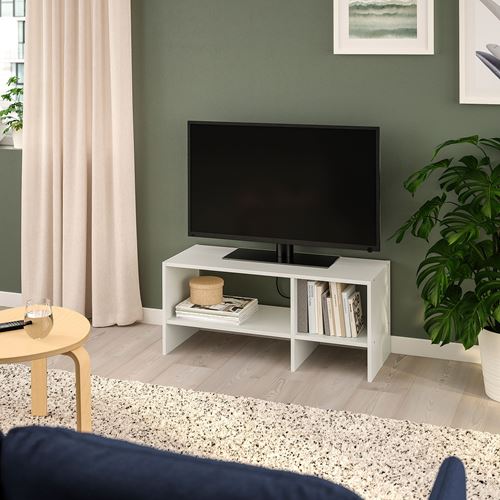 IKEA - BAGGEBO, tv bench, white, 90x35x40 cm