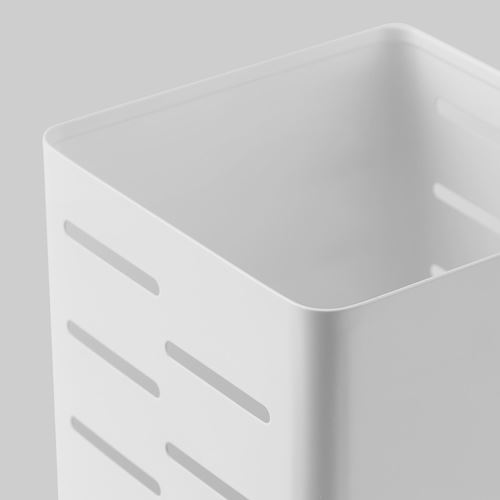 IKEA - AVSTEG, cutlery stand, white, 18 cm