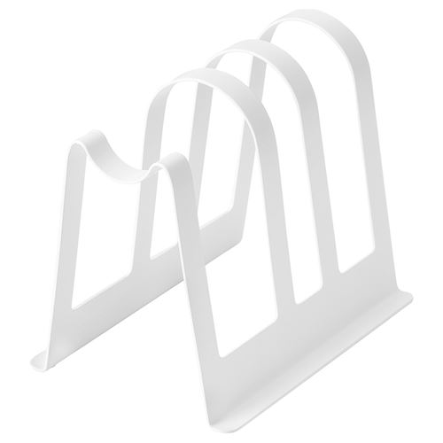 IKEA - AVSTEG, chopping board stand, white, 14 cm