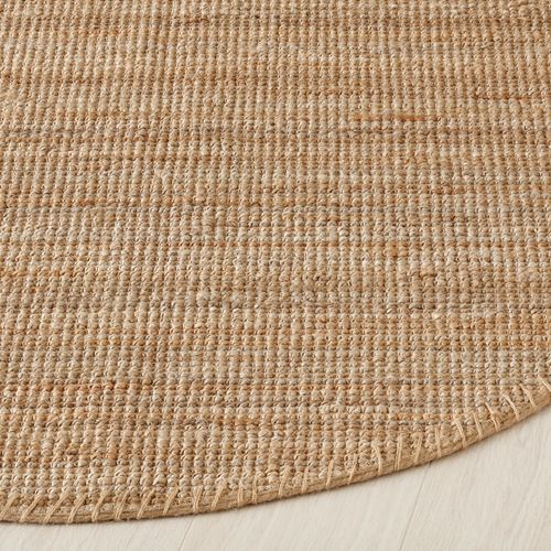 IKEA - LOHALS, jute rug, natural, 130 cm