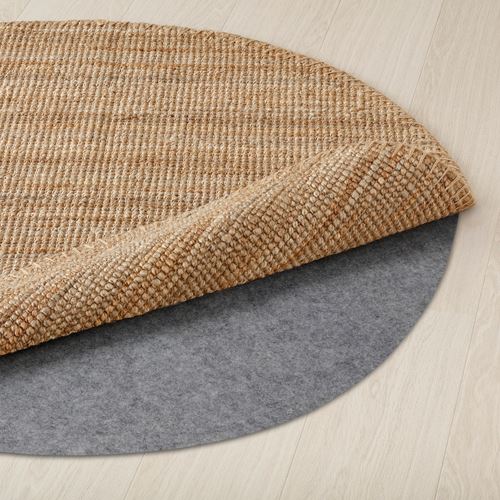 IKEA - LOHALS, jute rug, natural, 130 cm