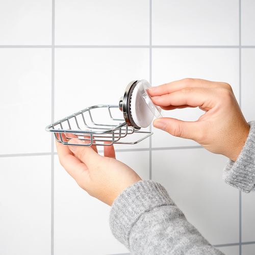 IKEA - KROKFJORDEN, soap dish, grey