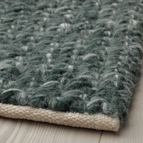 IKEA - AVSKILDRA, handwoven rug, dark green, 170x240 cm