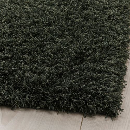 IKEA - VINDEBAK, large rug, dark green, 133x195 cm