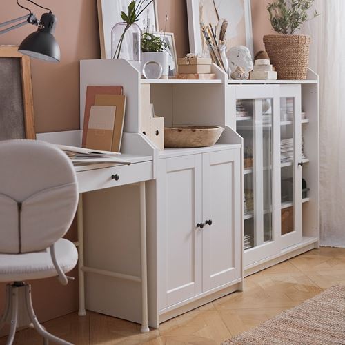 IKEA - HAUGA, console, white, 70x116 cm