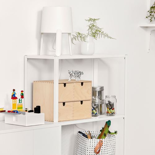 IKEA - BAGGEBO, Open Shelving Unit, white, 60x25x116 cm