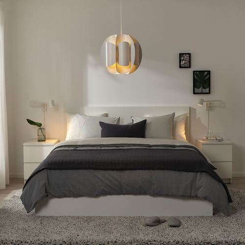 IKEA - TRUBBNATE/HEMMA, pendant lamp, white
