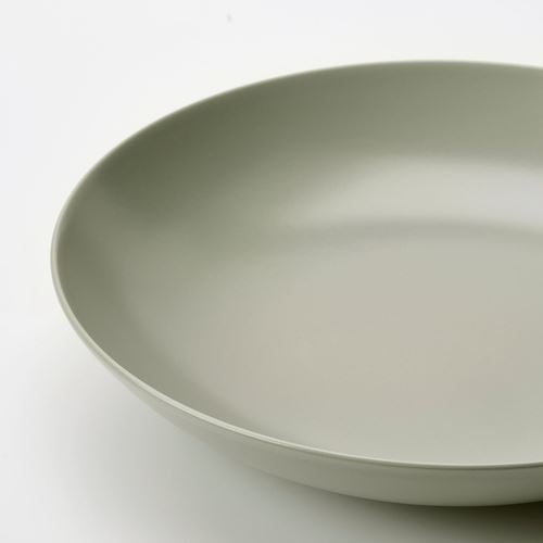 IKEA - FARGKLAR, ceramic serving bowl, matt green, 30 cm